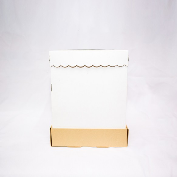 CAJA TORTA DRIP CAKE TAPA CON VISOR 30x30x32 X 1 Un Papelera K A