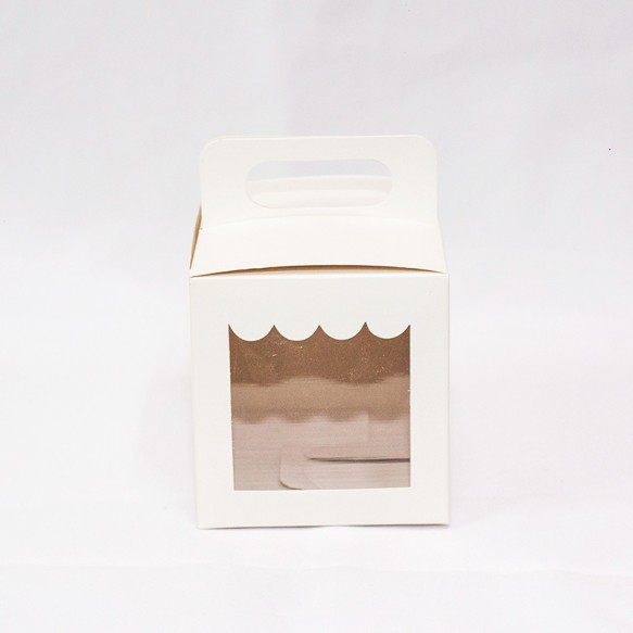 Caja Desayuno BLANCA Con Ventana 12x10x10 X1unid Papelera K A